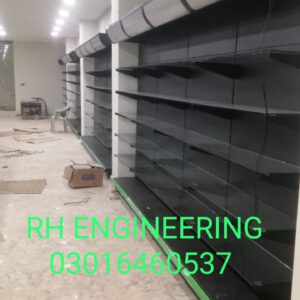 Wall racks with top light box 03016460537